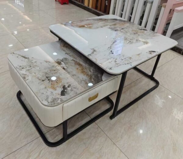Tony Set of 2 Square Table with Drawers