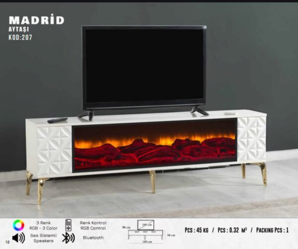 Madrid Fire TV Unit with Bluetooth