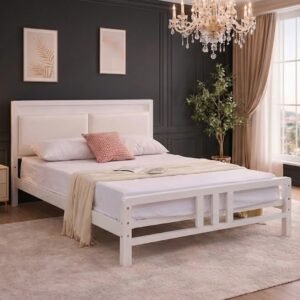 Ruby High Gloss Metal Bed
