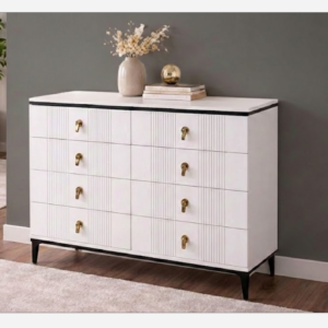 OSCAR (4+4) CERAMIC TOP CHEST OF DRAWERS.