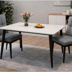 Cube Stone Top Dining Table