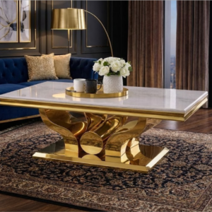 Florence Gold Marble Coffee Table