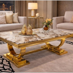 Isabella Gold Marble Coffee Table