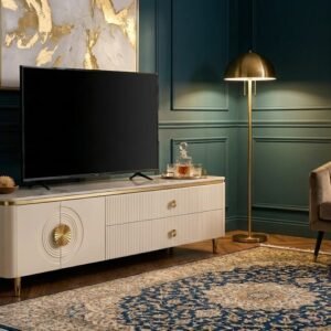 Grace Stone Top Cream TV Unit